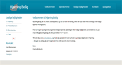 Desktop Screenshot of hjoerringbolig.dk