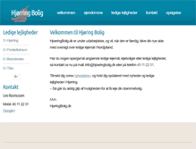 Tablet Screenshot of hjoerringbolig.dk
